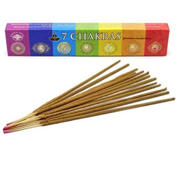 Encens Green Tree 7 Chakras - 15 grs